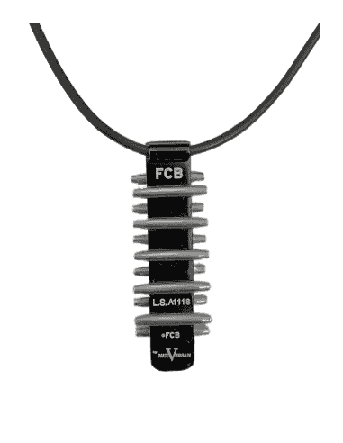 Collar para Hombre FC Barcelona de Acero - Paul Versan