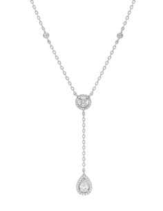 Collar para Mujer circonitas con central en forma de lágrima - Marea D02207/AD
