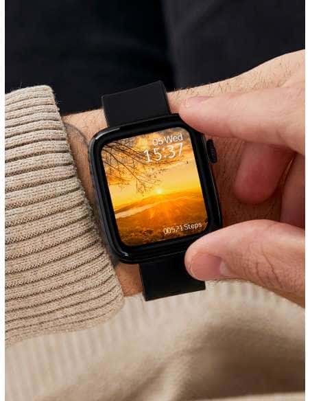 Reloj Unisex Smartwatch Correa de Caucho Negra - Marea B58010/1