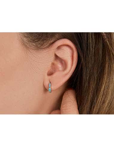 Pendientes para Mujer Turquesas Navette y redondas - Marea D02701/AA