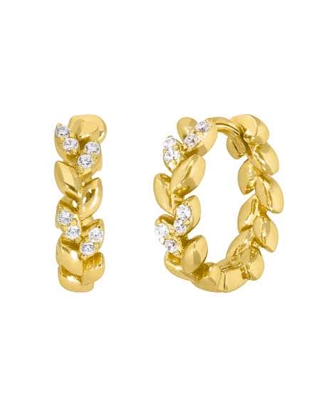 Pendientes para Mujer Aro con forma de espiga con circonitas - Marea D02201/AT