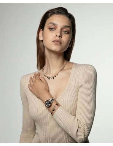 Pulsera para Mujer de Acero Dorado y Piedras Naturales - Viceroy 14200P01012