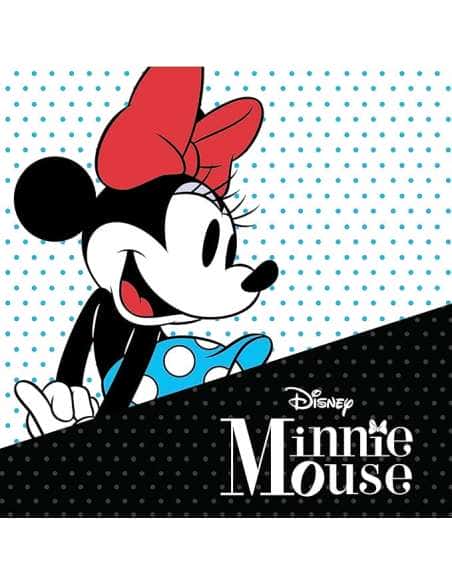 Pendientes para Niña Minnie Mouse Rosa con Cristales de plata de ley - Disney AG0027P