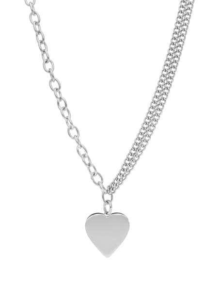 Collar para Mujer de Acero con Corazón - Marea C02107/AI