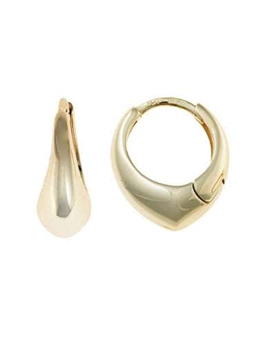 Pendientes para Mujer Aro Pera en Plata con Baño de Oro - Salvatore 213A0557