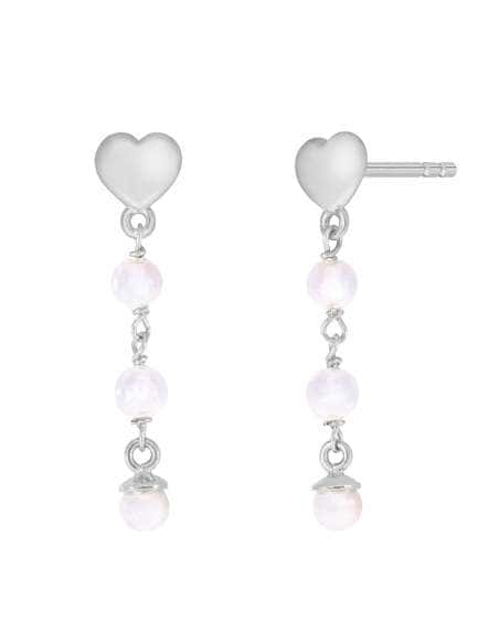 Pendientes para Mujer Pendientes Corazón Multiperla Plata - Marea D02901/AR