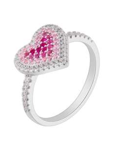 Anillo para Mujer Plata de Ley con Circonitas Rubí - Marea D02906/AK16