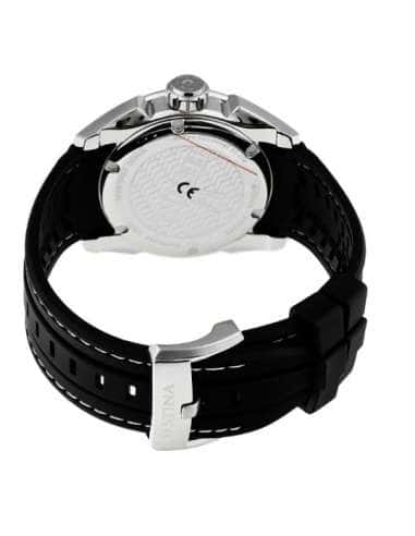 Reloj para Hombre con Esfera Negra, Detalles Azules y Correa de Silicona - Festina F16505/A