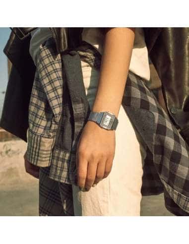 Reloj Unisex Vintage Gris- Casio A700WEM-7AEF