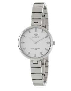 Reloj para Mujer de Acero Plateado con Esfera y Detalles de Circonitas - Marea B54142/1