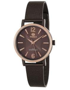 Reloj para Mujer  con Correa de Malla Marrón y Esfera Chocolate - Marea B36155/3