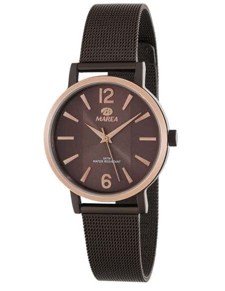 Reloj para Mujer  con Correa de Malla Marrón y Esfera Chocolate - Marea B36155/3