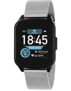 Reloj Unisex Smartwatch negro con Malla Milanesa - Marea B59007/4