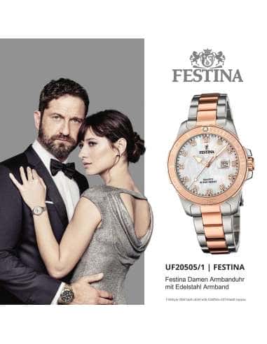 Reloj para Mujer de Acero Bicolor con Circonitas - Festina F20505/1