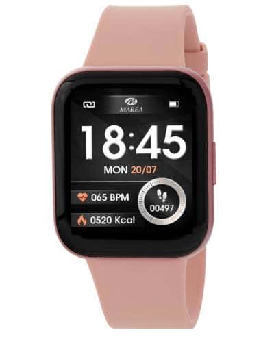 Reloj Unisex Smartwatch Correa Rosa y Pantalla Personalizable - Marea B57013/2
