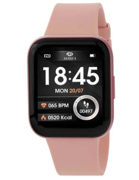 Reloj Unisex Smartwatch Correa Rosa y Pantalla Personalizable - Marea B57013/2