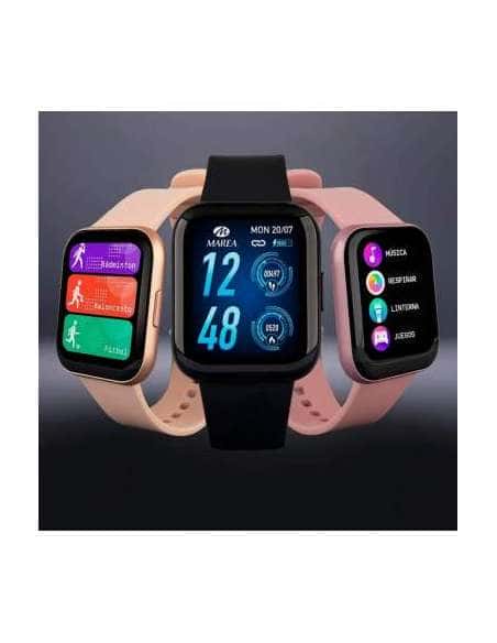 Reloj Unisex Smartwatch Correa Rosa y Pantalla Personalizable - Marea B57013/2