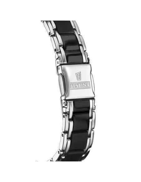 Reloj para Mujer Ceramic y Multifunción con Detalles en Negro y Cristales - Festina F20497/3