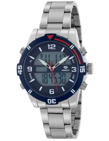 Pack Reloj y Complementos Esfera Azul y Auriculares Bluetooth Blancos de Regalo - Marea B35362/2