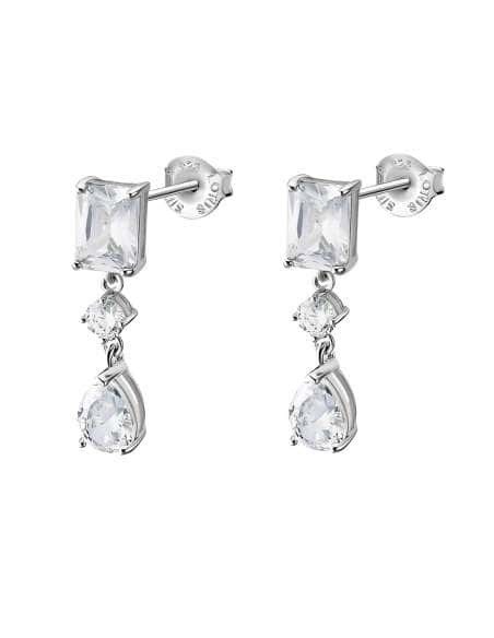 Pendientes para Mujer largos con circonitas- Lotus LP3566-4/1