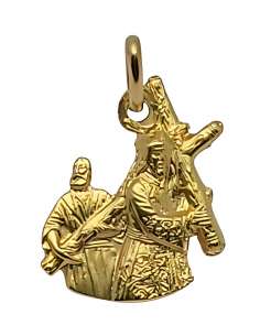 Medalla Cristo del Gran Poder - Oro Amarillo 18k