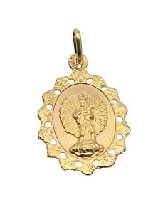 Medalla Virgen de Loreto - Oro Amarillo 18k