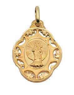 Medalla Virgen de Loreto - Oro Amarillo 18k
