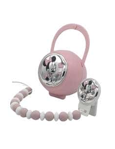 Set Infantil Portachupetes con Pinza  infantil Disney Minnie Mouse - Disney D369 RA
