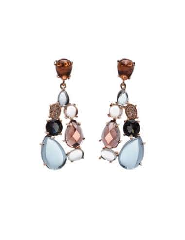 Pendientes para Mujer Salvatore Rose con circonitas y cristales 240A0002