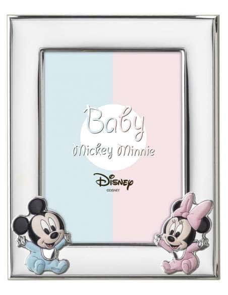 Marco de Fotos Infantil Baby Mickey Mouse y Baby Minnie Mouse - Disney D575 4L