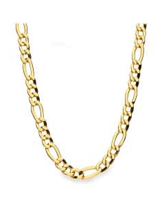 Cadena Caballero eslabón 3x1 - Oro Amarillo 18k