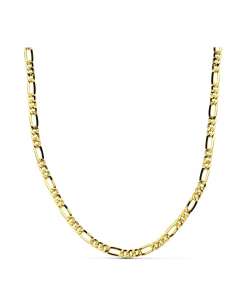 Cadena Caballero eslabón 3x1 - Oro Amarillo 18k