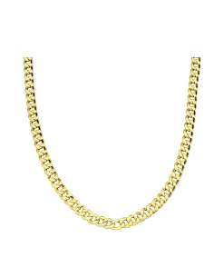 Cadena Caballero Barbada Oro - Oro Amarillo 18k