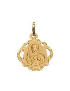 Medalla Corazón de Jesús en Oro de 18K