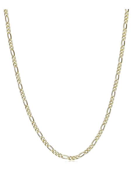 Cadena Caballero eslabón 3x1 - Oro Amarillo 18k