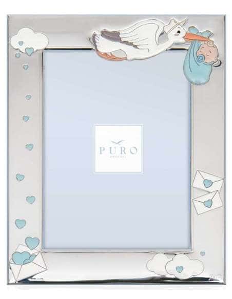 Marco de Fotos Infantil Cigüeña - Puro argenti PU8661/13C