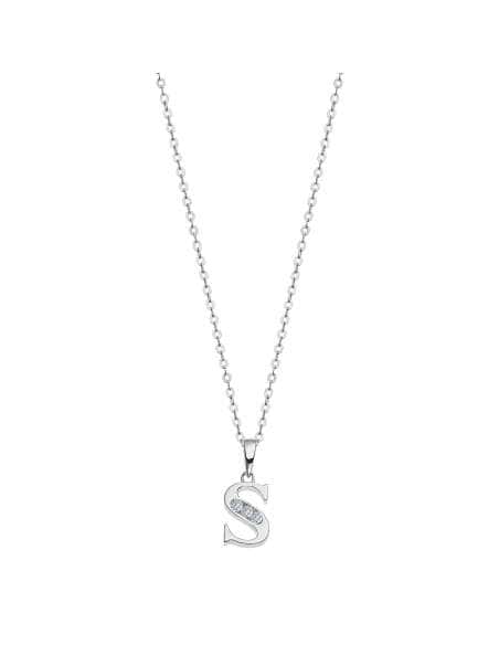 Collar para Mujer Lotus con la letra S LP3054-1/S
