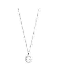 Collar para Mujer plata de ley con la letra G - Lotus LP3054-1/G