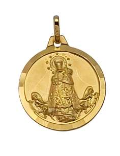 Medalla Virgen de los Desemparados - Oro Amarillo 18K