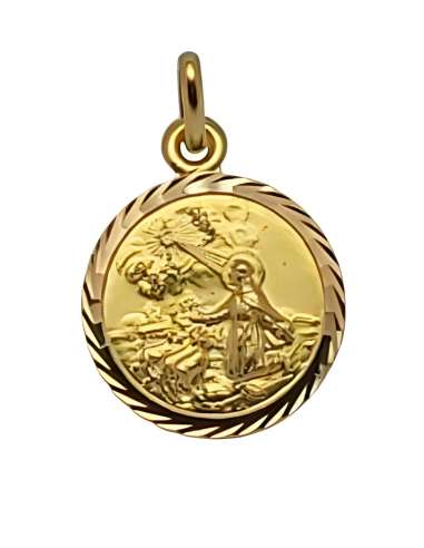 Medalla San Pascual Bailón- Oro Amarillo 18k