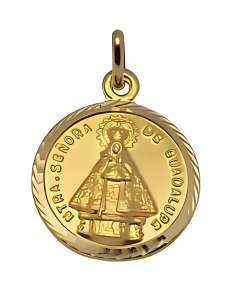 Medalla Nuestra Señora de Guadalupe - Oro Amarillo 18k