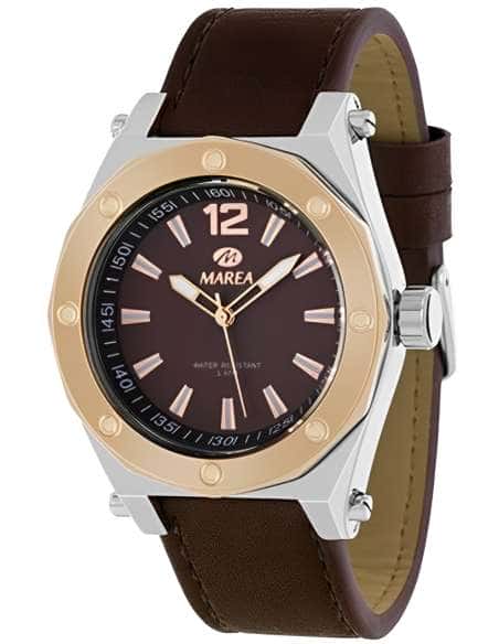 Reloj para Hombre Esfera Marrón Analógico - Marea B54052/4