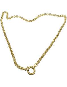 Cadena Caballero eslabón Roll-on de oro  - Oro amarillo 18k