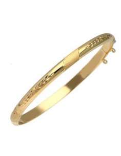 Pulsera para Mujer Media Caña de Oro - Oro amarillo 18K