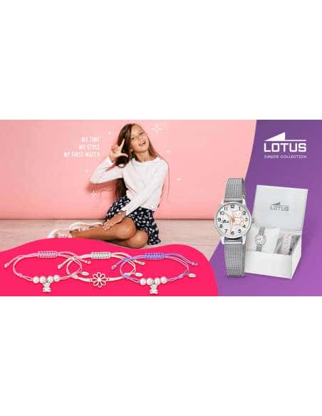 Pack Reloj y Complementos para Niña Unicornio con pulsera de plata  - Lotus 18572/C