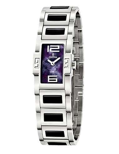 Reloj para Mujer Esfera Rectangular Morada nácar - Festina F16233/6