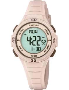 Reloj para Niña Digital en rosa y chocolate 100M - Calypso K5830/3