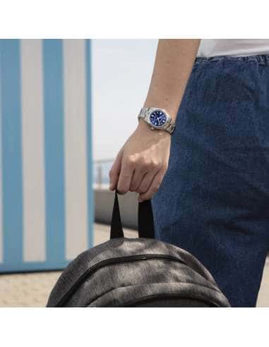 Reloj para Niño Clásico con Correa de Acero y Esfera Azul - Calypso K5863/3