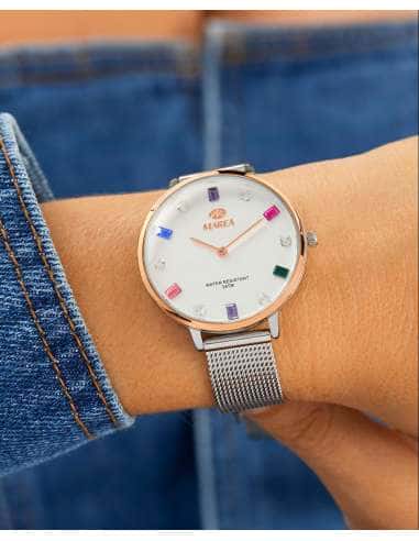 Reloj para Mujer de Acero Bicolor  - Marea B41290/2