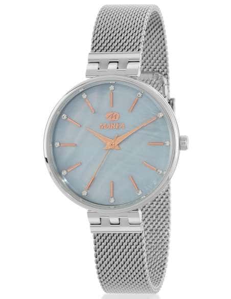 Reloj para Mujer Malla bicolor, esfera azul claro - Marea B54270/1
